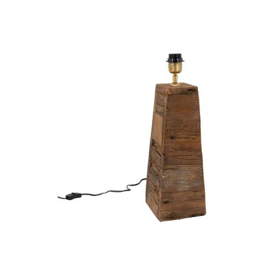 Pied de lampe en bois recyclé  H49 AUBRY GASPARD
