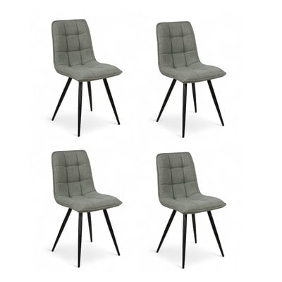 Chaise repas tissu  (lot de 4) ZAGO