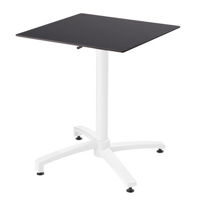 Table de jardin carré inclinable stratifié, OPERA OVIALA