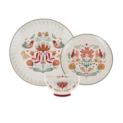 Coffret 3 pièces repas en céramique AMADEUS