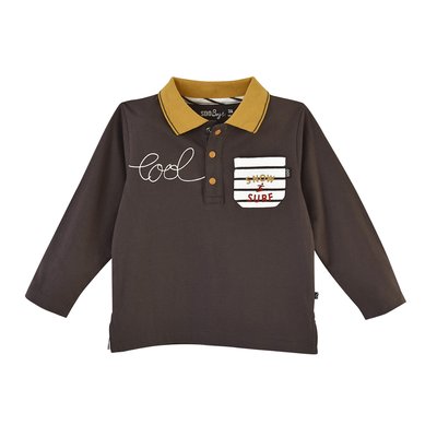 Polo taupe djohn SUCRE D'ORGE