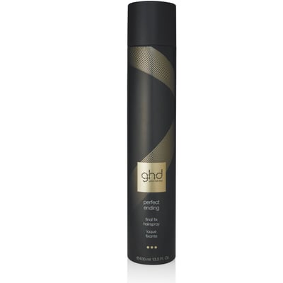Soin capillaire fixante - perfect ending : tenue professionnelle longue durée et protection contre l'humidité GHD
