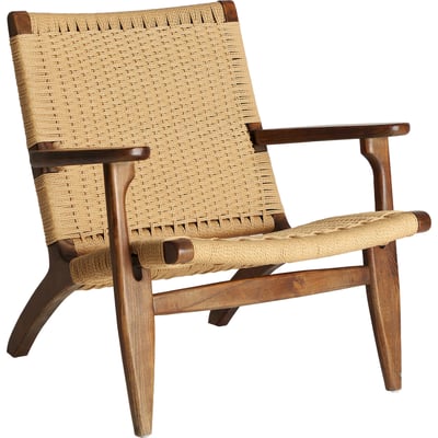 Fauteuil bohème en orme et corde VACIO RECOLLECTION