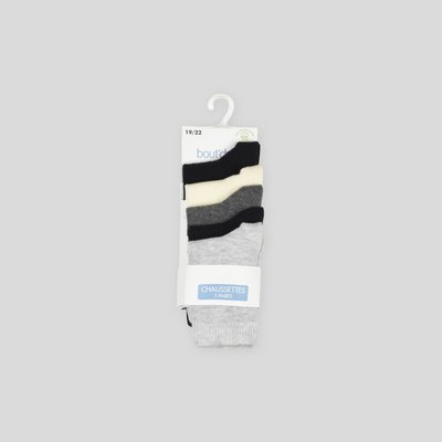 Lot de 5 paires de chaussettes en coton BIO BOUT'CHOU