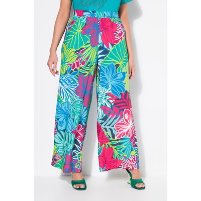 Pantalon à taille élastique, jambe large ULLA POPKEN