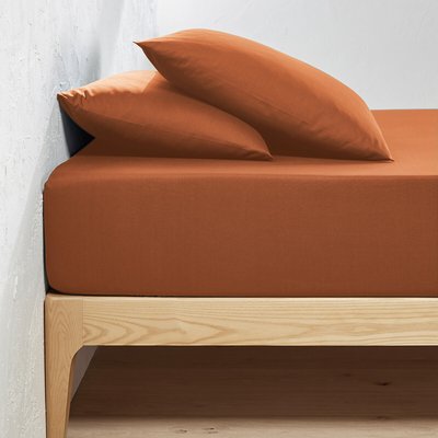 Drap housse 30% coton recyclé bonnet 25, Scenario LA REDOUTE INTERIEURS