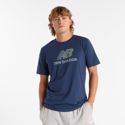 Heathertech Logo T-Shirt T-shirt col rond manches courtes. NEW BALANCE