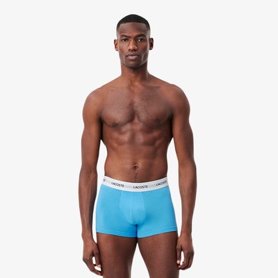 Lot de 3 boxers courts coton LACOSTE
