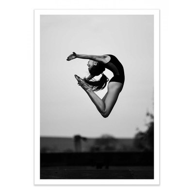 Affiche d’art et cadre noir 50 x 70 cm - No limits - Martin Krystynek MQEP WALL EDITIONS