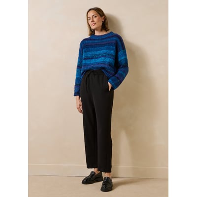 Pantalon carotte taille élastiquée LA FEE MARABOUTEE