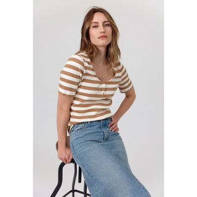 T-shirt rayé en jersey de coton léger LEANE ARTLOVE