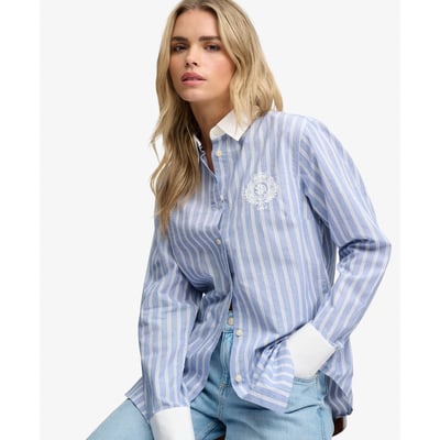 Chemise à manches longues Poplin Cuff Stripe SUPERDRY