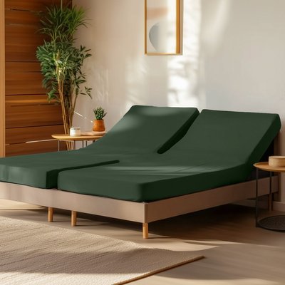 Drap housse en percale de coton pour lit articulé SOFT PERCALE SENSEI MAISON