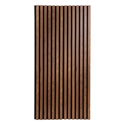 Lot de 4 panneaux muraux décoratifs effet noyer COLVA ATMOSPHERA