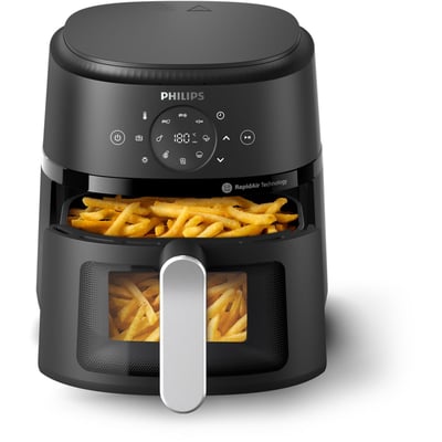 Airfryer NA211/00 friteuse sans huile avec fenêtre de cuisson Noir/Argent, Série 2000 3.2L PHILIPS