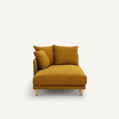 Longchair in fluweel, Lazare AM.PM