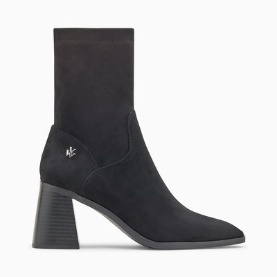 Bottines chaussettes noires femme clearance