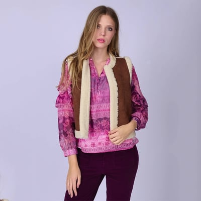 Veste sans manche réversible MISE AU GREEN