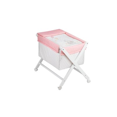 Berceau en Croix- Eléphant - Rose INTERBABY