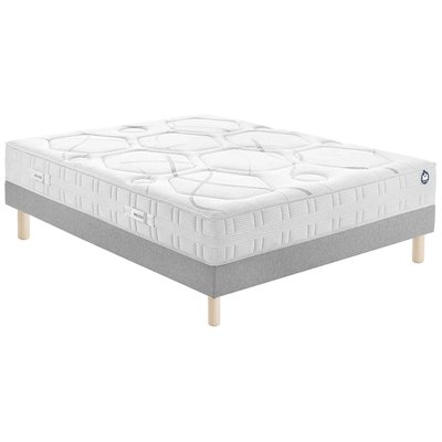 Matelas mousse ferme, sommier pieds 9200 BULTEX
