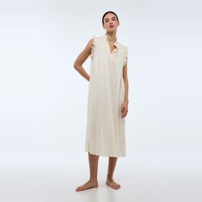 Chemise de nuit sans manches en coton BIO GOTS MONOPRIX