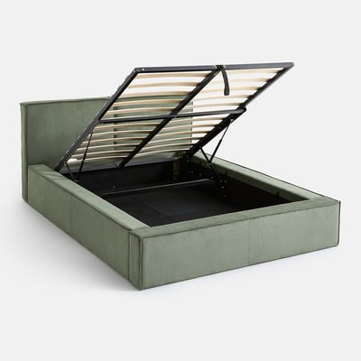 Lit coffre avec sommier relevable, SEVEN LA REDOUTE INTERIEURS