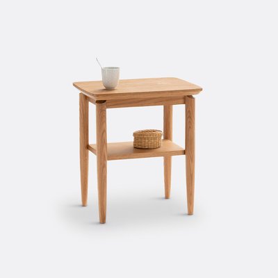 Nochy Two Tier Oak Bedside Table LA REDOUTE INTERIEURS