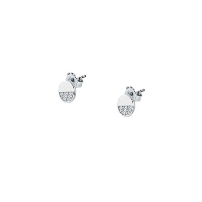 Puces en argent 925 et oxyde de zirconium CLEOR