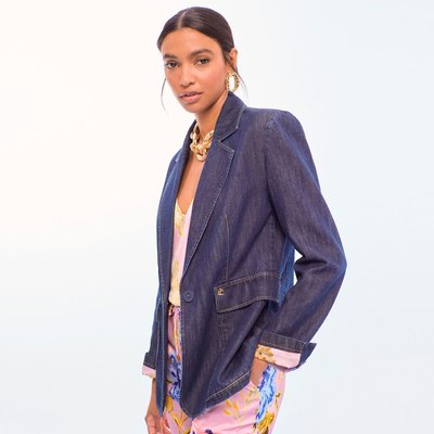 Blazer en jean à coupe droite LOLA CASADEMUNT