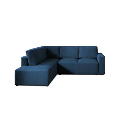 Canapé d'Angle Convertible en Velours côtelé 5 places - LIVY LISA DESIGN