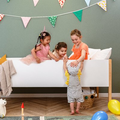 Lit Nuage enfant mi-hauteur 90x190cm HYPNIA