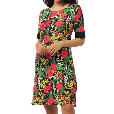 Robe SÉDUCTION plage manches demi Hawaii ADMAS