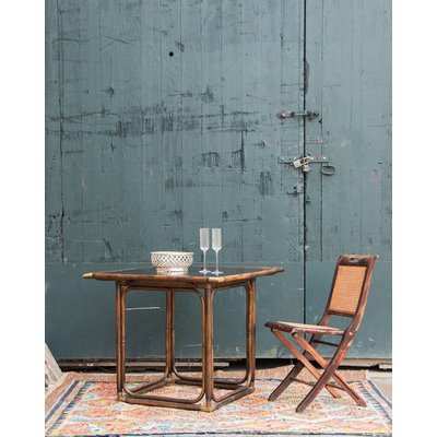 Table à manger carrée Karla N°47 - Bon état DEBONGOUT