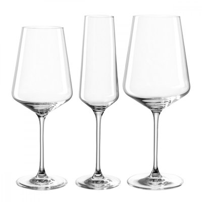 Lot de 12 verres à vin et champagne LEONARDO