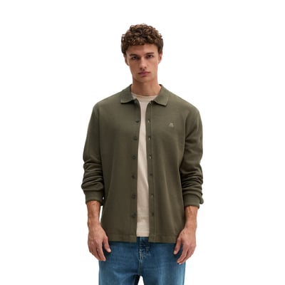 Cardigan coupe classique en jersey épais à boucles bouclées MARC O'POLO