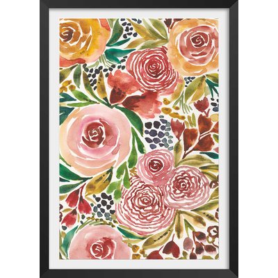 Poster roses envoutantes HEXOA