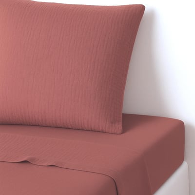 Drap plat gaze de coton CARLA FEBRONIE