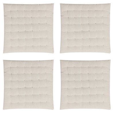 Galettes de chaise capitonées FREYA -lot de 4 MAGMA HEIMTEX