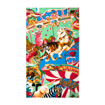 Serviette de plage en velours, K CIRCUS KENZO HOME