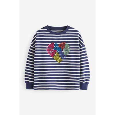 T-shirt à sequins et manches longues NEXT