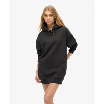 Robe sweat capuche noir La Redoute