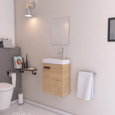 Lave main avec miroir HOME MAISON