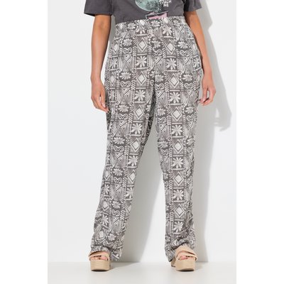 Pantalon Rose, imprimé, jambe large ULLA POPKEN