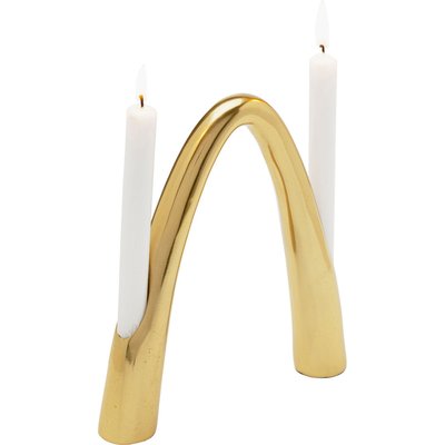 Bougeoir en aluminium, BOW DUO KARE DESIGN