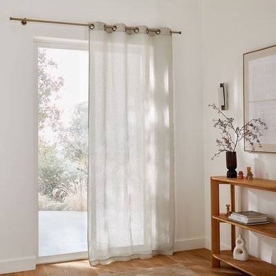Onega Single Linen Voile Panel with Eyelets LA REDOUTE INTERIEURS