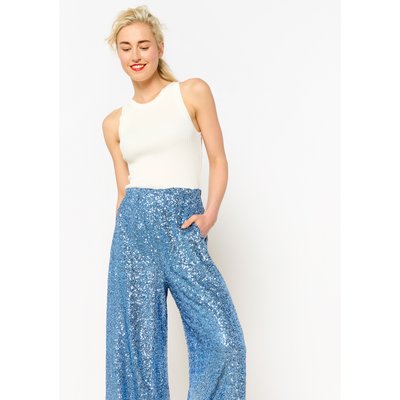 Débardeur côtelé avec fil textile LOLALIZA
