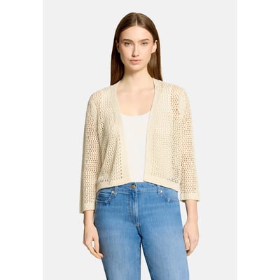 Cardigan en grosse maille à motif ajouré BETTY BARCLAY