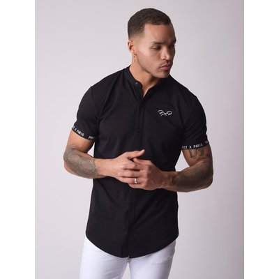 Chemise col mao manches courtes basic PROJECT X