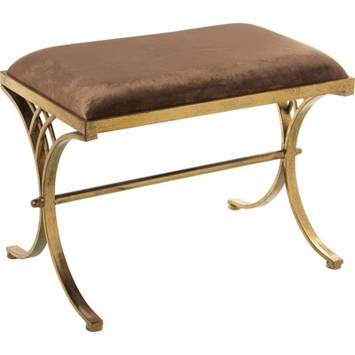 Banc en métal avec pieds dorés RECOLLECTION