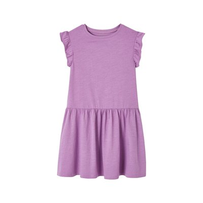 Robe manches à volant VERTBAUDET